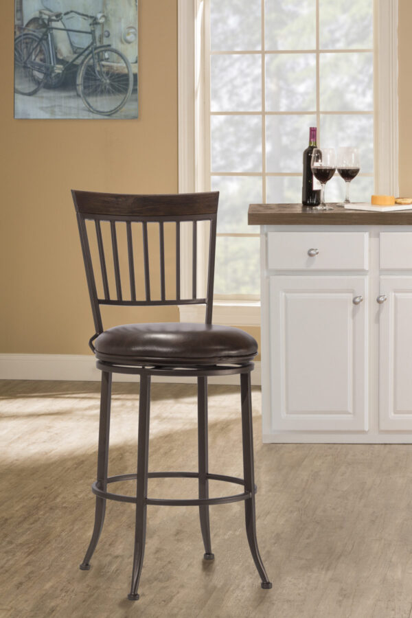 Hawkins Swivel Counter Stool - Image 2
