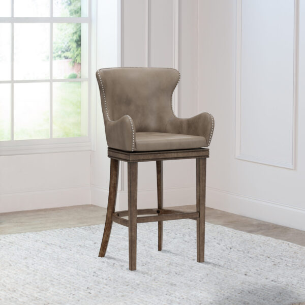 Caydena Wood Counter Stool - Image 9