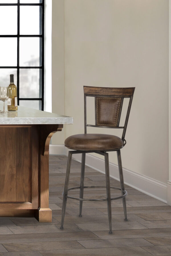 Danforth Swivel Counter Height Stool - Image 5