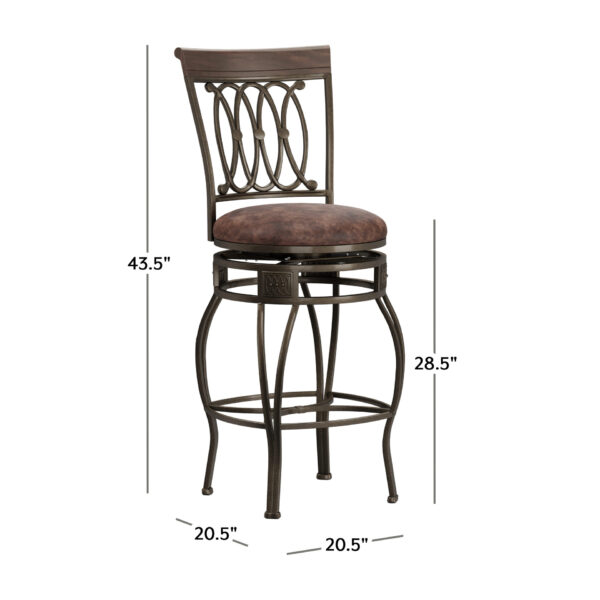 Montello Backless Swivel Counter Stool - Image 12