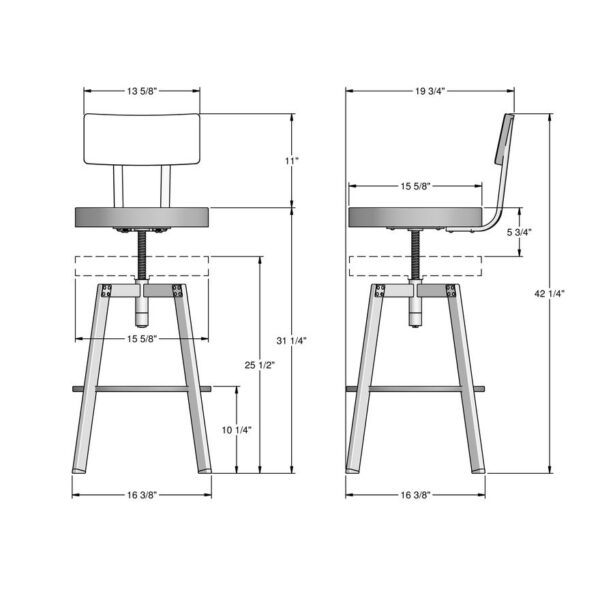 Architect Stool - Image 7