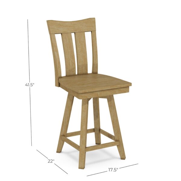 Ava Swivel Counter Stool - Image 2