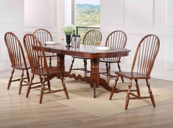 Andrews Double Butterfly Leaf Dining Set - Image 7