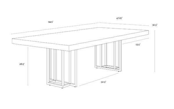 Baldessara Dining Table - Image 10