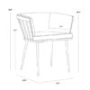 Caily Dining Armchair - Image 14